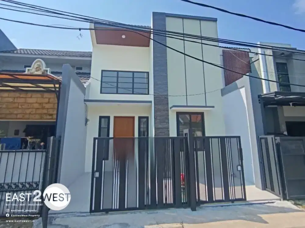 Jual Rumah Nusa Loka BSD City Tangerang Selatan Unit Baru Cantik Bagus Siap Huni