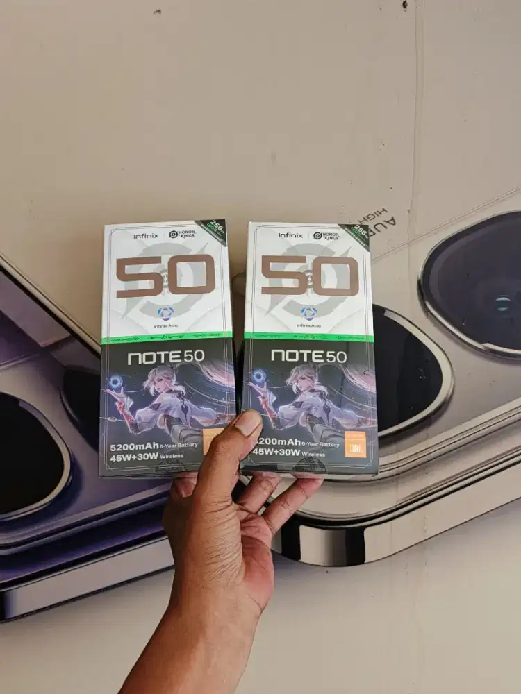 Infinix Note 50 NFC 8+8/256 Garansi resmi 1thn
