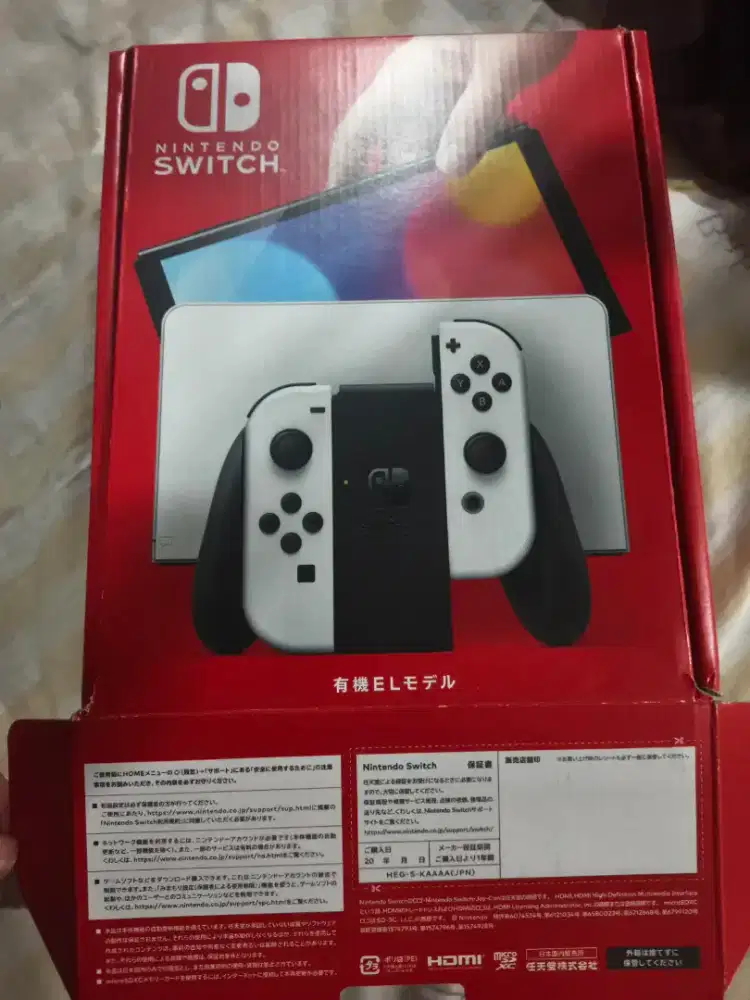 Switch OLED White Original Japanese product