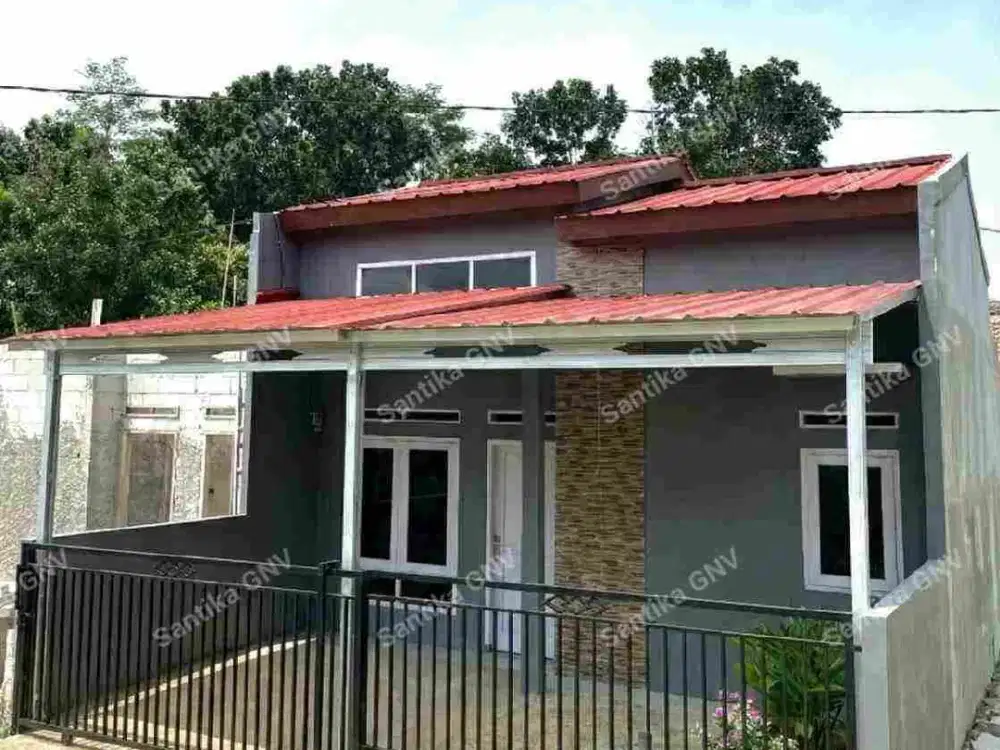 Dijual Rumah Indent hanya 6 bulan, Harga promo 175juta cash INCLUDE pagar besi dan kanopi
