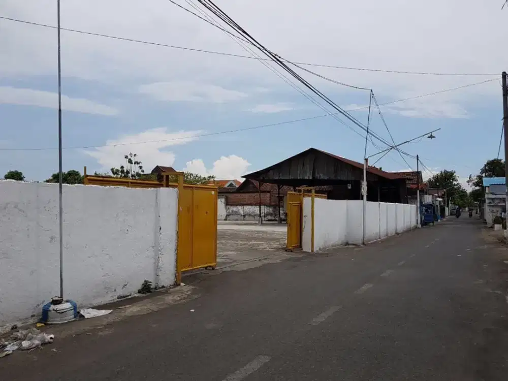 Jual Tanah dan Gudang, cocok utk Bangunan komersial, Fasilitas umum, dekat Tol Waru