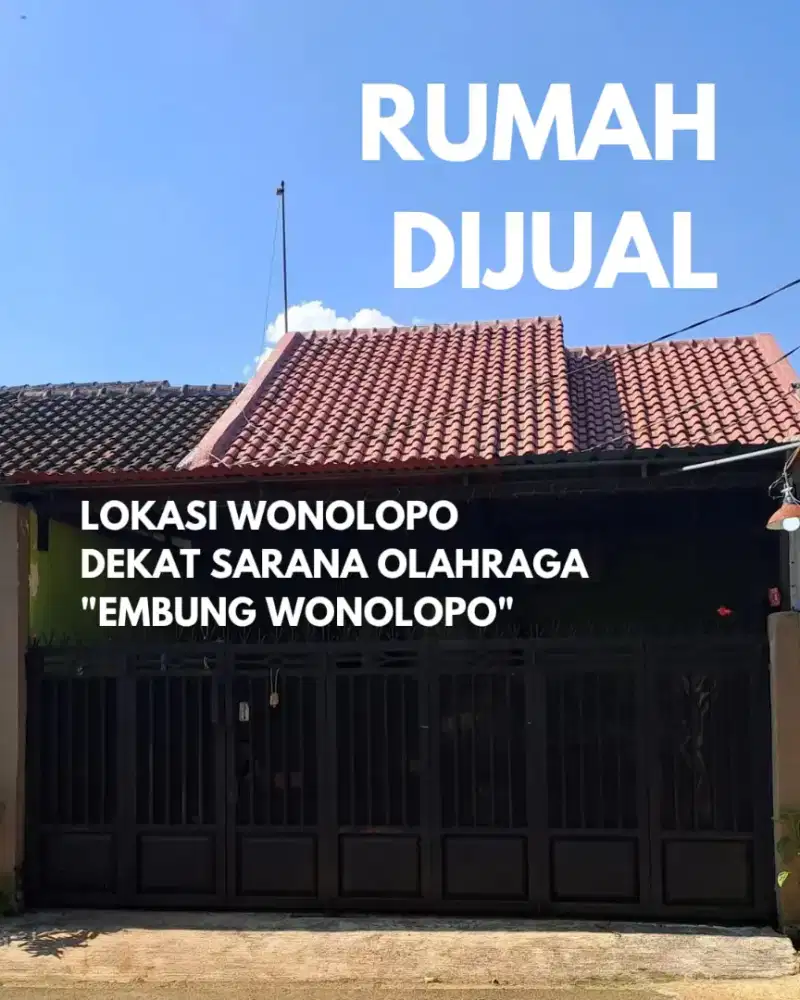 Rumah strategis harga murah full renovasi di wonolopo mijen