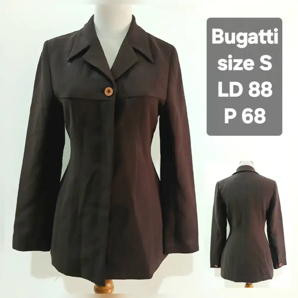 Blazer Bugatti wanita size S, preloved