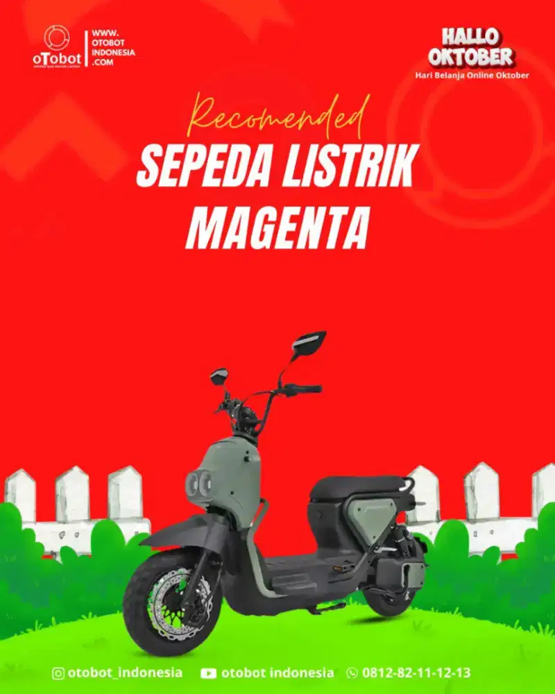SEPEDA LISTRIK MAGENTA