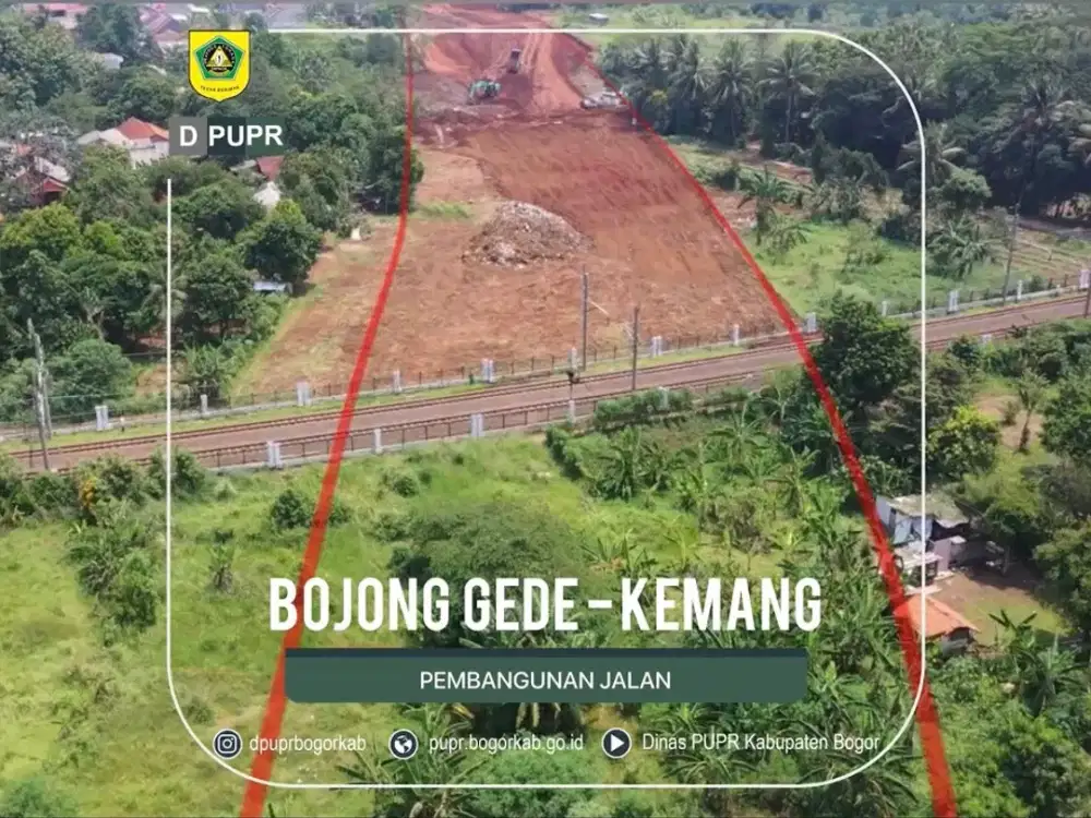 Tanah Kavling Murah 10 Menit Calon Pintu Toll Bojong Gede Kemang Siap Bangun