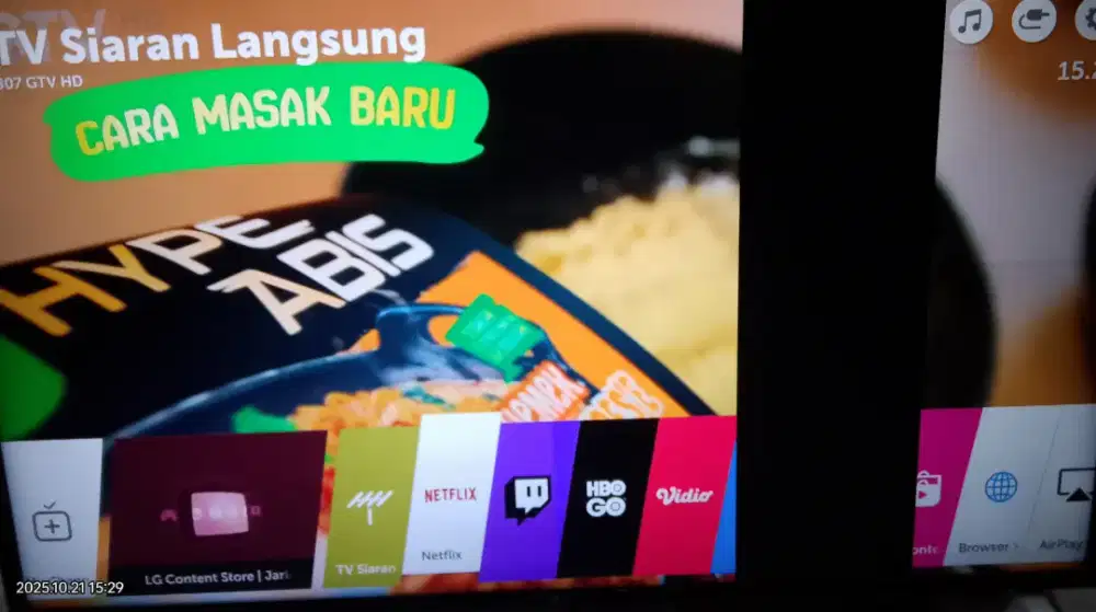 Jual cepat LG.. 43 inchi.. sudah smart..digital android.