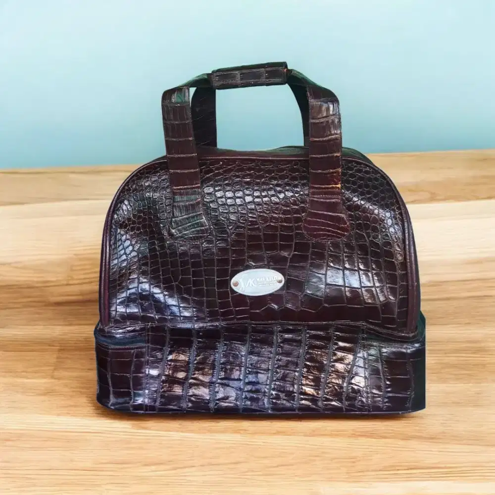 Tas travel kulit buaya