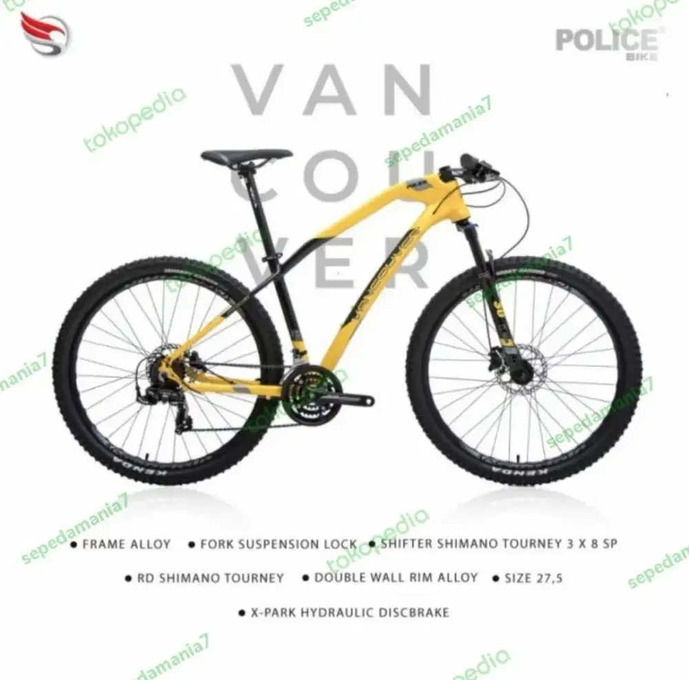 Sepeda MTB Police Vancouver Y8 by Element Bike