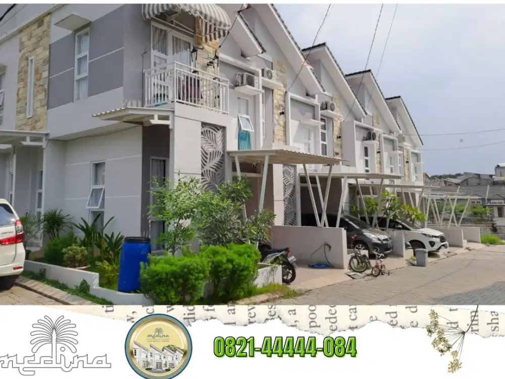 Rumah Jual di Depok SHM Ready Eksklusif Cluster Medina Townhouse Depok Rumah Syariah Tanpa BI Checking Dekat Tol Stasiun Dekat Universitas Indonesia