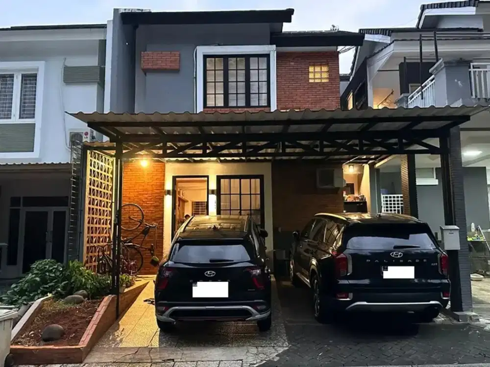 Rumah 2 Carport 4 Menit ke Terminal Shuttle Bus BSD Siap Huni J-35096