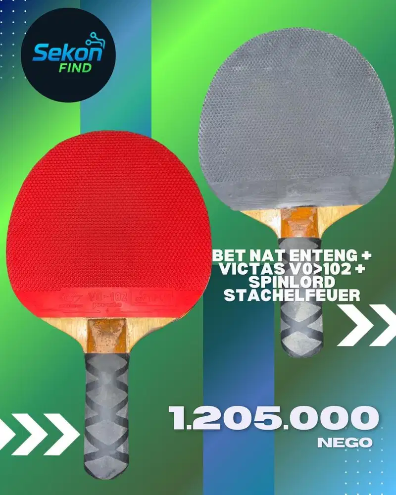 Bat Nat Enteng + Victus V0>102 + Spinnlor Stachelfuer | Bet PingPong