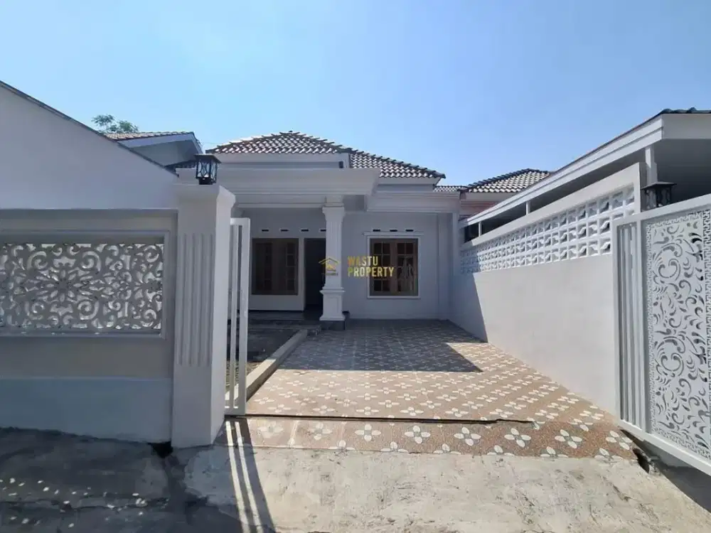 RUMAH DESAIN CANTIK TIPE BESAR AKSES MUDAH DI KALASAN SLEMAN