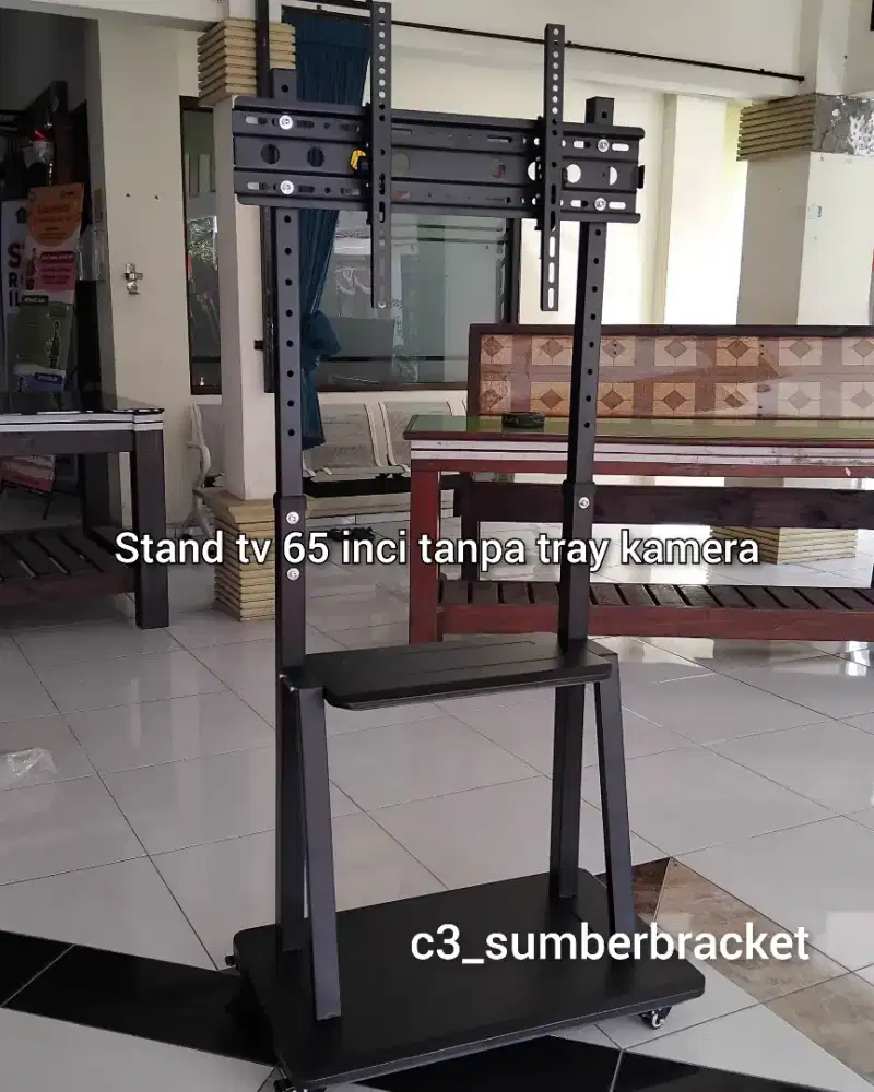 Standing tv 65 tanpa tray atas