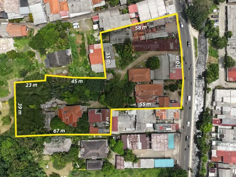Sawangan Raya pancoran mas luas tanah 6143 area komersial