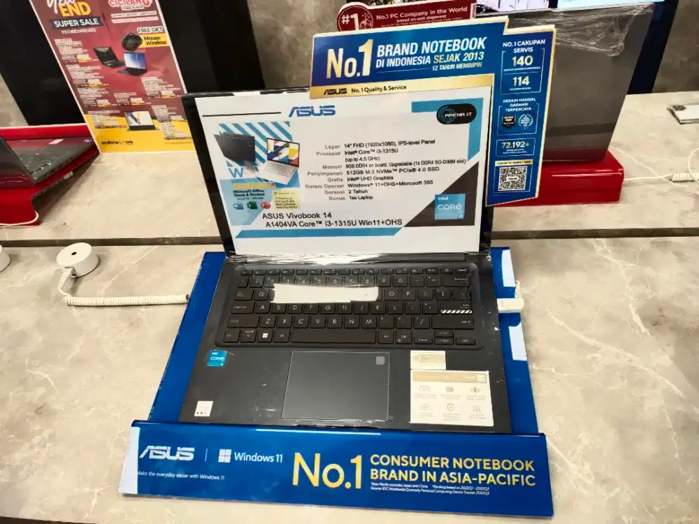 PROMO LAPTOP ASUS VIVOBOOK 14 INTEL CORE I3 (ACER, ASUS, HP, LENOVO)