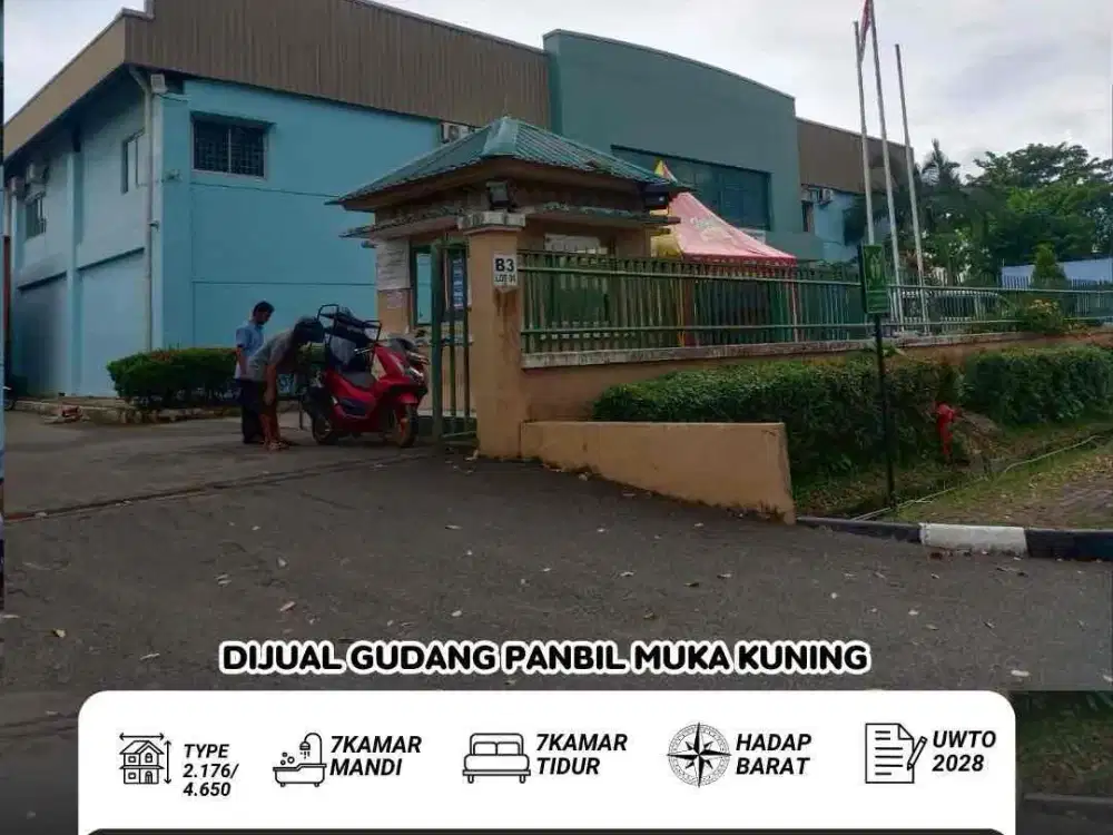 Dijual Gudang Panbil Muka Kuning Batam