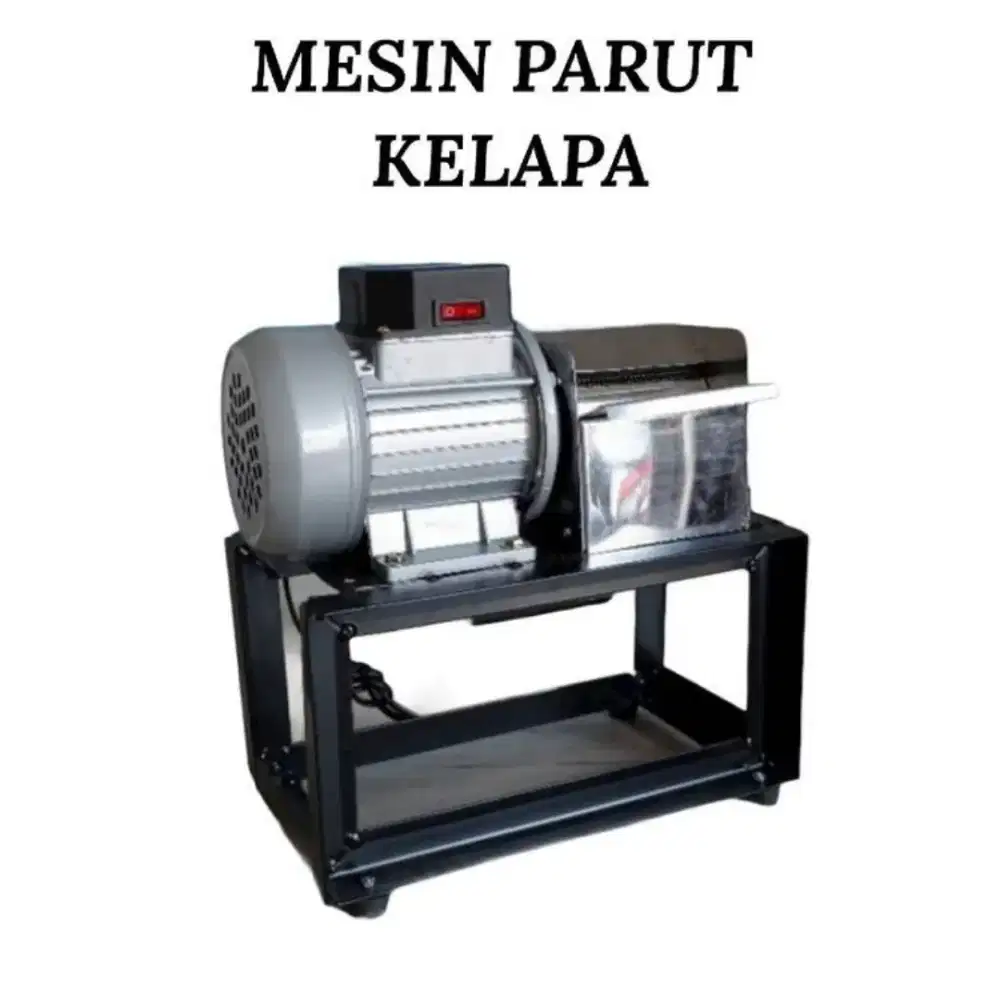 Mesin Parut Parutan Kelapa MINI Listrik BISON Dinamo Singkong BARU