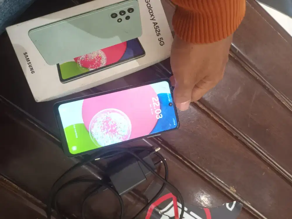 Samsung a52s 5g 8/256 fulset mulus