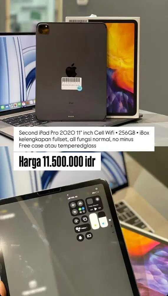 Second Ipad Pro 2020 11inch Cell 256gb Ibox