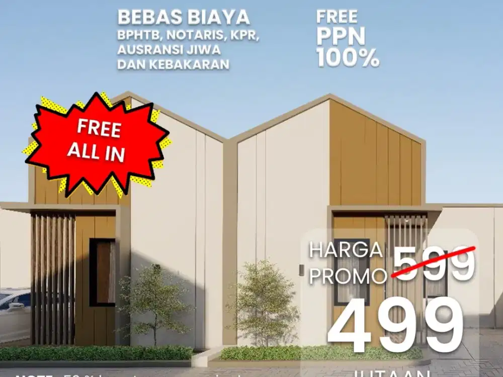 rumah nempel bsd & bintaro  jakarta selatan dekat tol mall stasiun