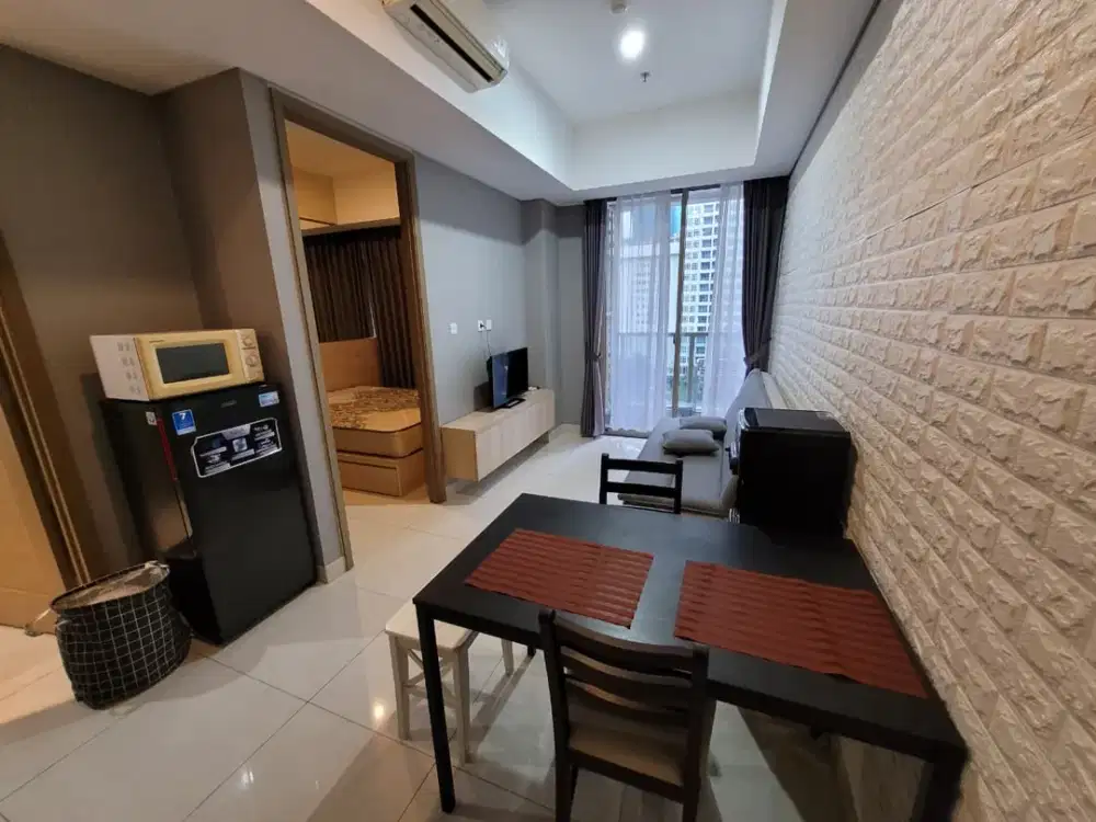 Disewakan Apartemen Taman Anggrek Residence 1BR Full Furnished Low Floor