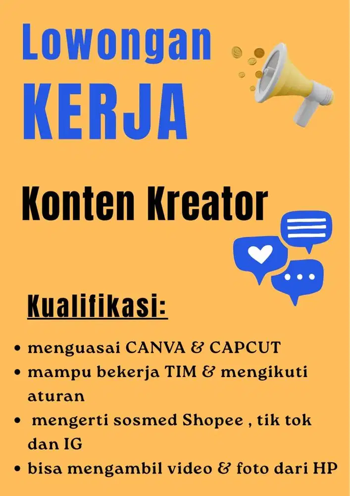 Dicari konten kreator