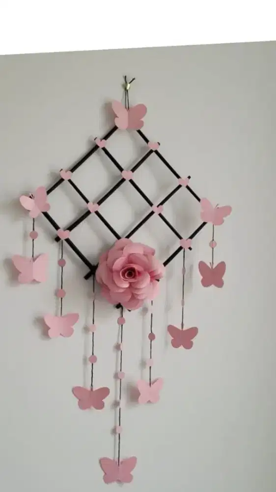 Hiasan Dinding Bunga & Kupu-Kupu  Dekor Kamar Remaja Aesthetic