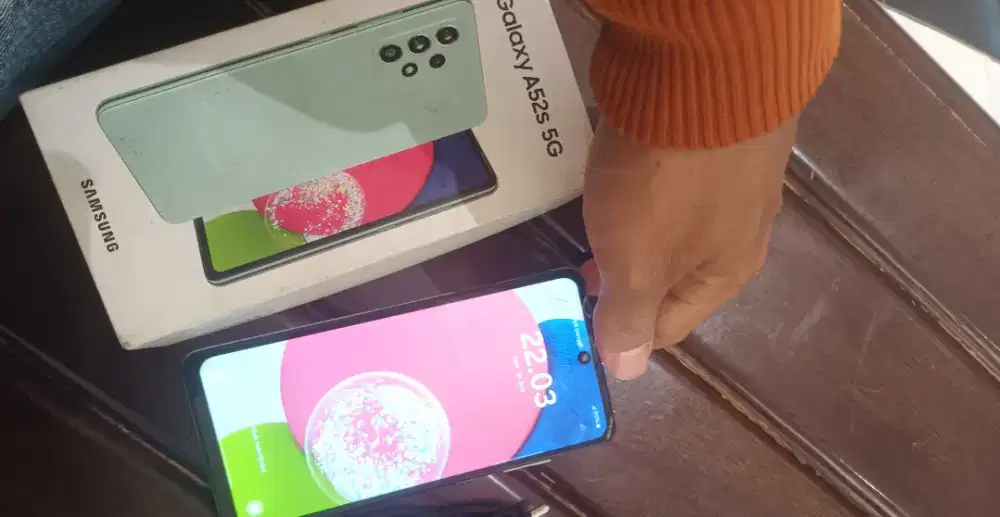 Samsung a52s 5g ram 8/256 lengkap