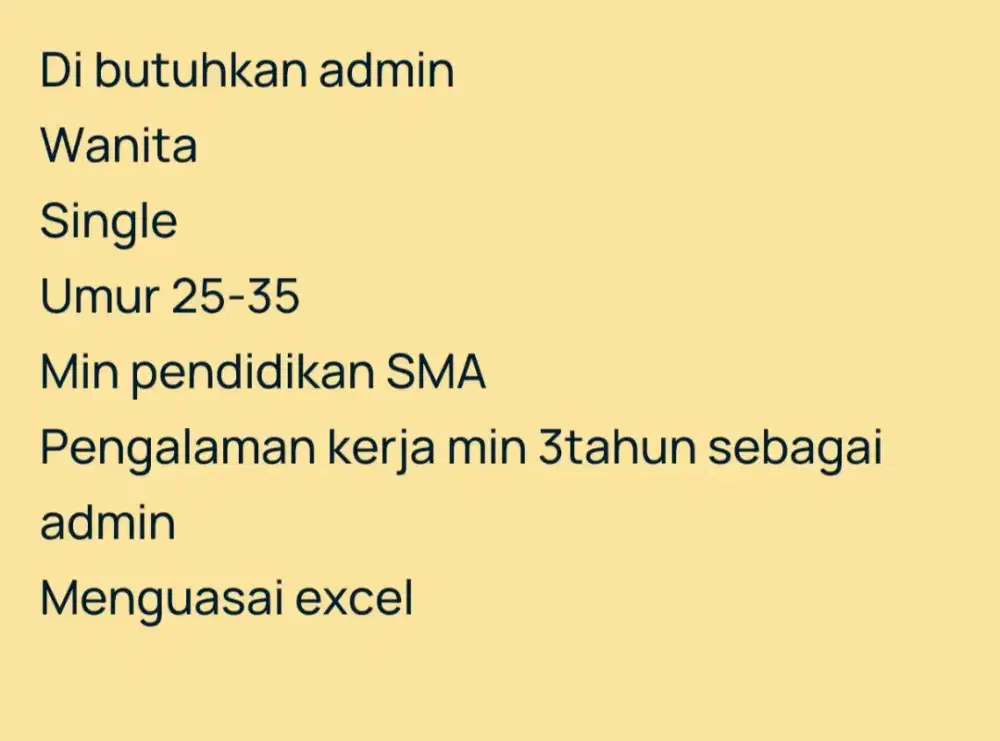 Administrasi berpengalaman