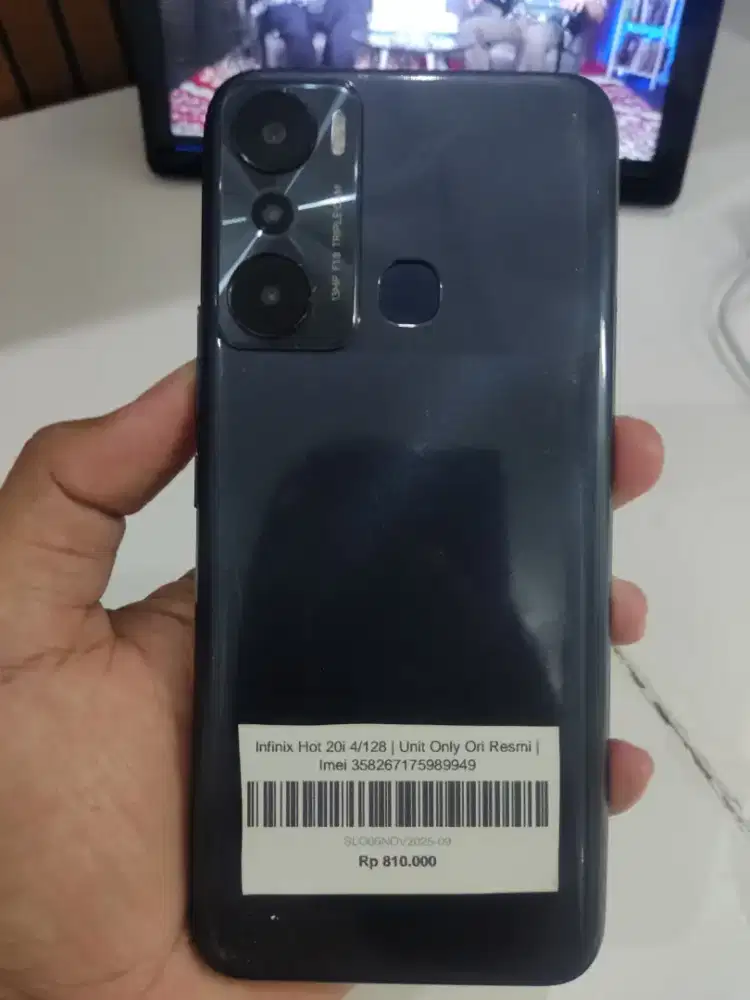 Infinix Hot 20i 4/128 Unit Only Ori Resmi