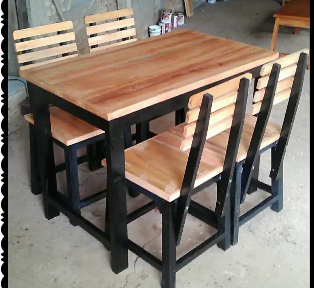 Jual meja kursi caffe/resto bayar cod