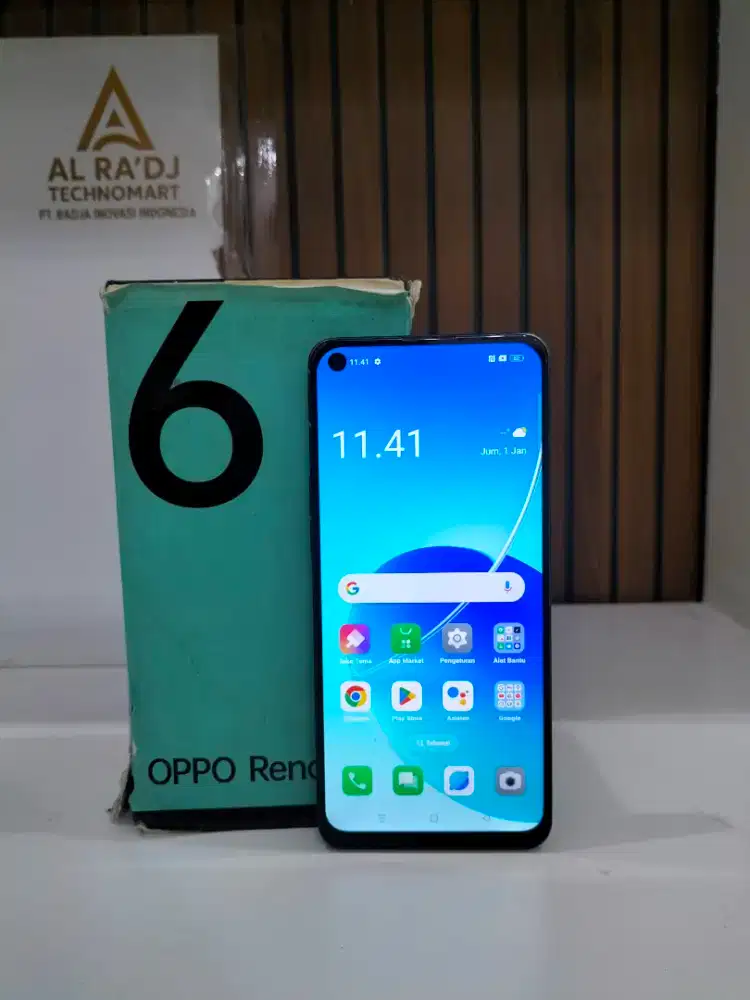 Oppo Reno 6 5G 8/128 | Finger Print Off, LCD baru | Fullset