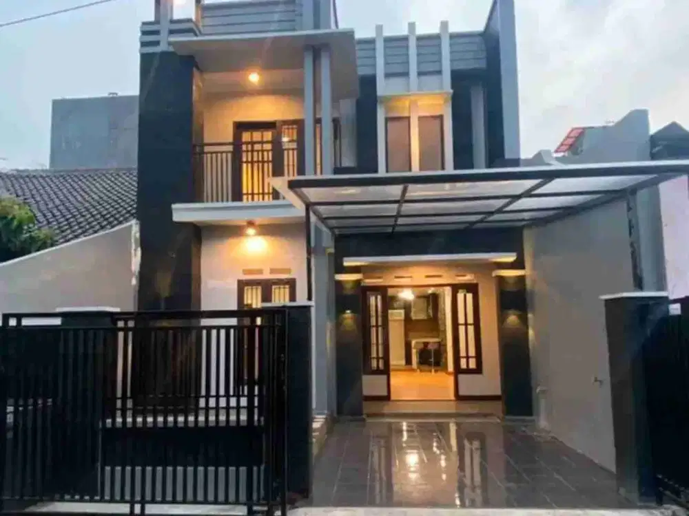 hunian 2 lt siap bangun bebas banjir free design di buah batu