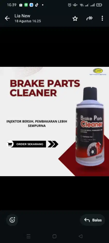 Brake part cleaner volume 300 ml