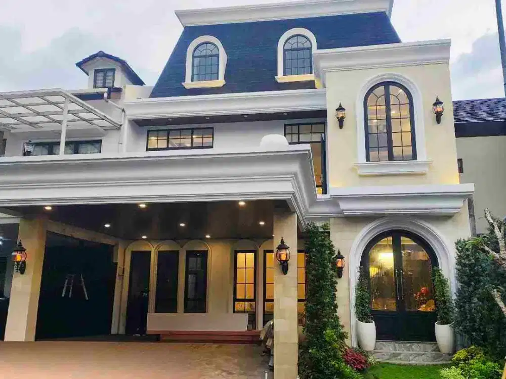 Rumah Mewah American Classic Interior Furnish