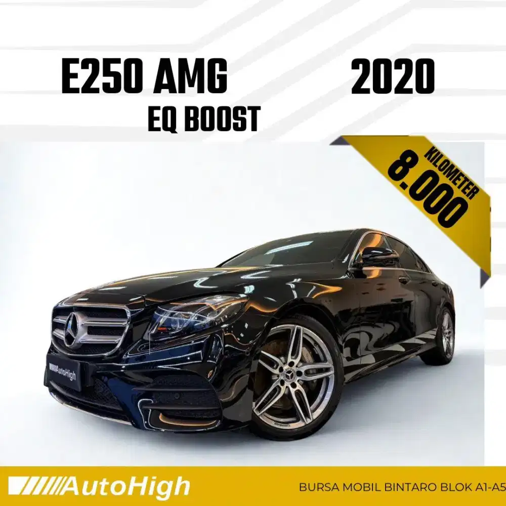 DP10% [Km8.000] E350 AMG 2020 Black Reg 2021 #AUTOHIGH