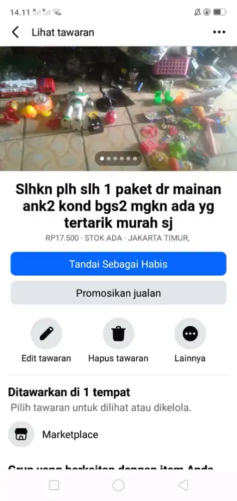 Slhkn plh slh 1 paket dr mainan ank2 kond spt baru mgkn tertarik murah