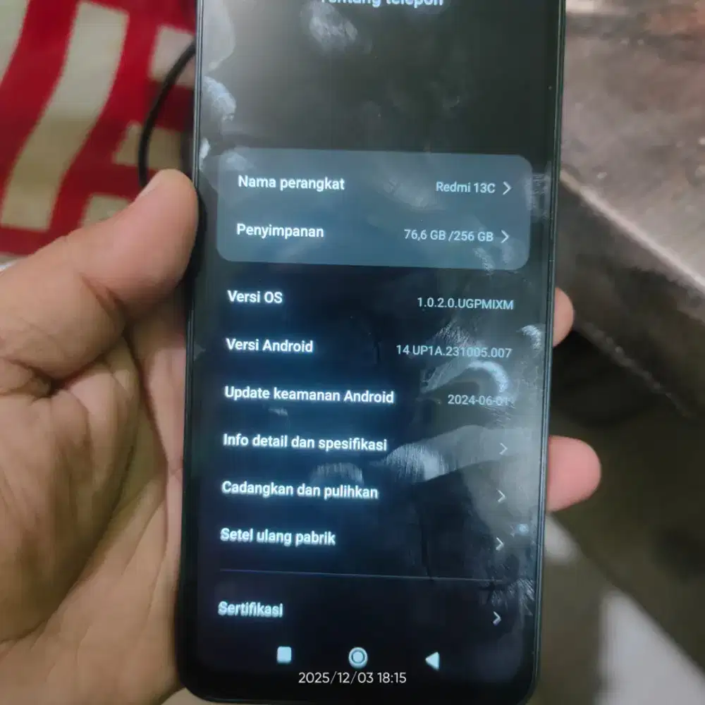Redmi 13c 8+8 /256 no minus fullset