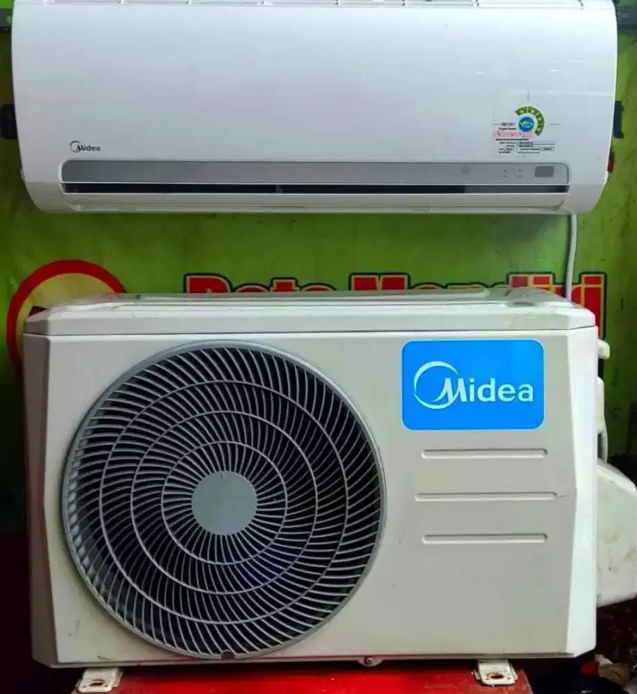 Jual ac midea 3/4 pk R 32..350watt kondisi 95% ori semua