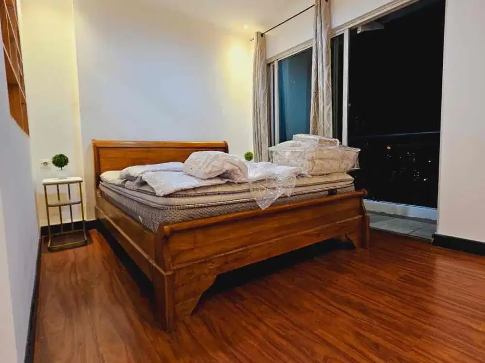 Dijual 2 Kamar 35 Meter Apartemen City Home Furnish View timur Sertifikat mall of indonesia