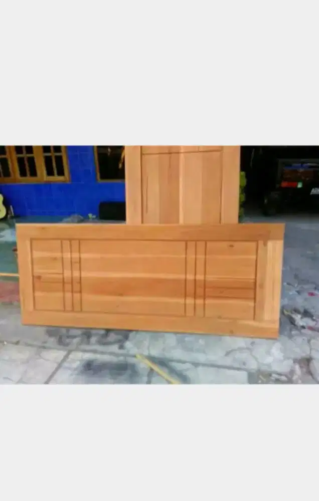 Jual daun pintu bahan kayu mahoni dan jati