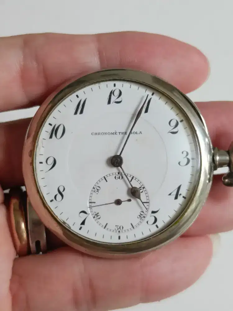 Jam kantong pocket watch vintage chronometre sola by OMEGA