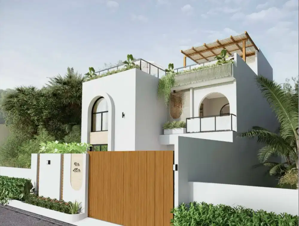 Brand new villa ada rooftof kaw hotel,villa dkt pantai balangan jl6mtr