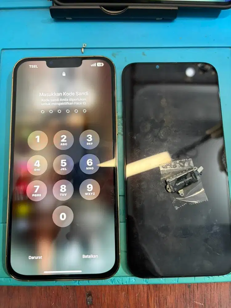 Ganti taptic engine (getar) iphone 13 promax bergaransi