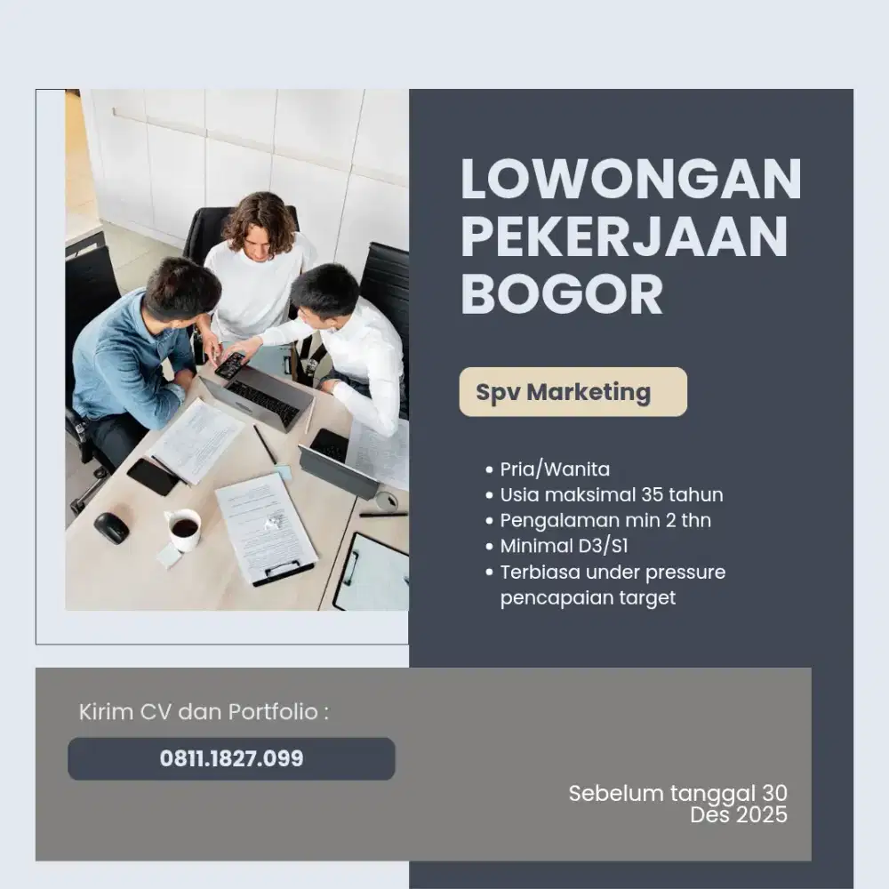 Loker Spv Marketing Property