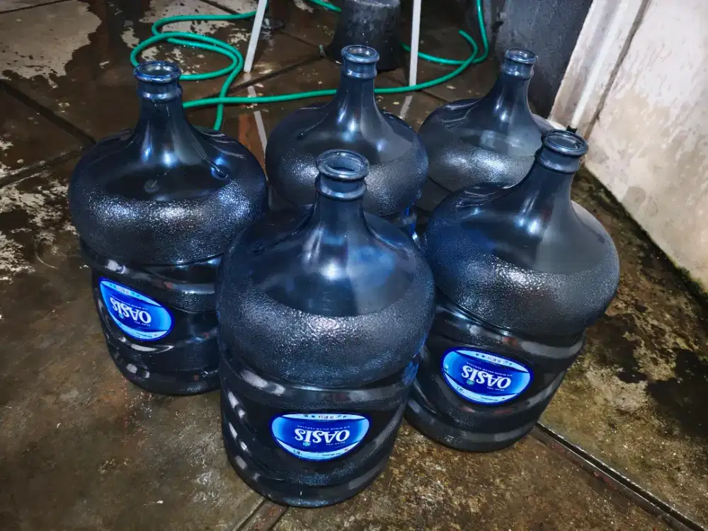 Galon oasis kosong 5 biji