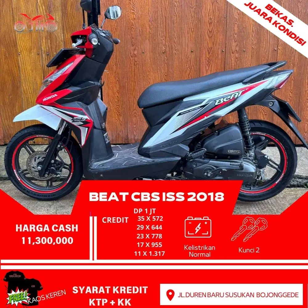 BEAT CBS ISS 2018 PAJAK PANJANG KONDISI PRIMA GK ADA KENDALA