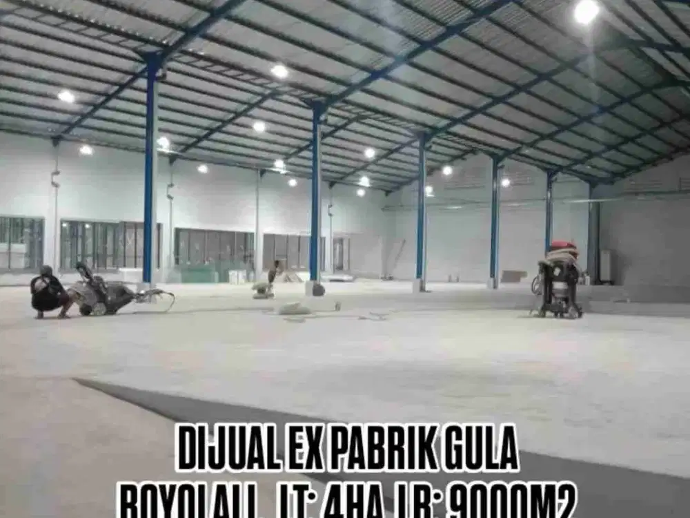 DIJUAL EX PABRIK GULA, LUAS