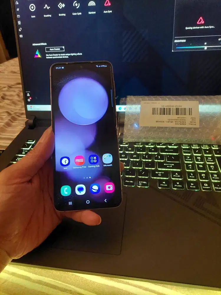 Samsung z flip 5 purple dijual ga kepake