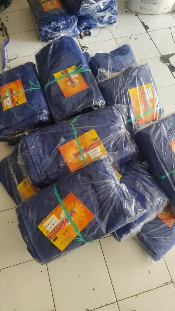 Terpal murah buat bantuan sosial bencana alam, tenda, tutup barang,dll